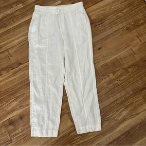 White Linen Pants